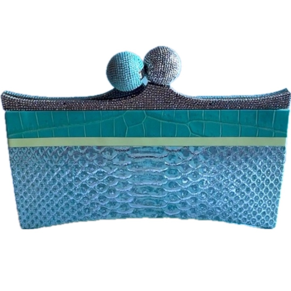 Daniel Swarovski Python & Croc Limited Edition (3 of 4) Evening Clutch